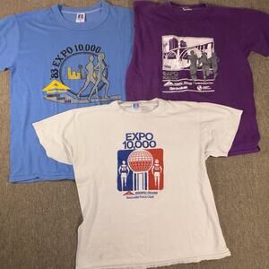 Vintage Knoxville EXPO 10K T-shirt Bundle 1983 1985 1986